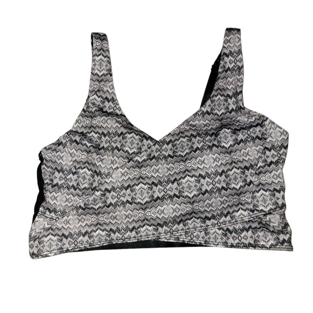 STUDIO CAPEZIO Patterned Black and White Women's Bralette size Small